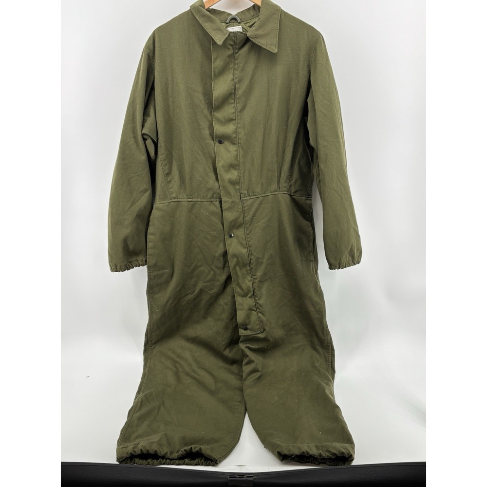 US Military Army Cold Weather Mechanics‎ Coveralls Vietnam Men's Medium Vintage